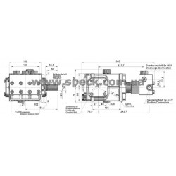 схема насоса Speck NP25/12-500R