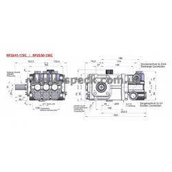 схема насоса Speck NP25/41-170C