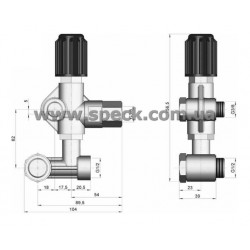 Байпасный клапан Speck ULA 201H схема