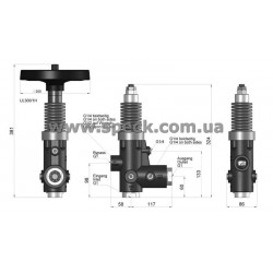 Байпасный клапан Speck UL 300/4H схема