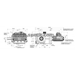 схема насоса Speck NP25/41-210